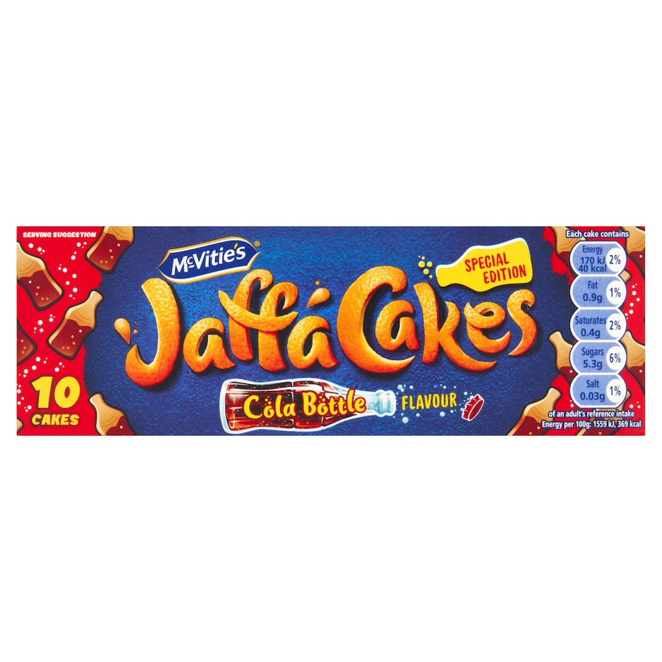 McVities Jaffa Cakes Cola Flavour 110g 10pk