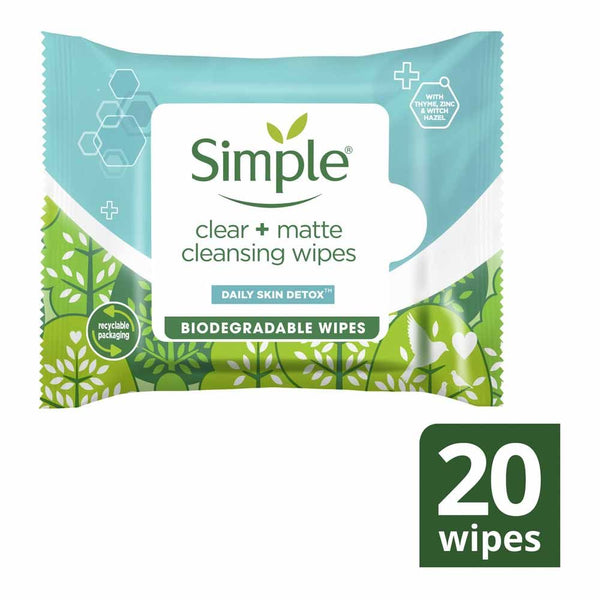 Simple Cleansing Facial Wipes Dettox