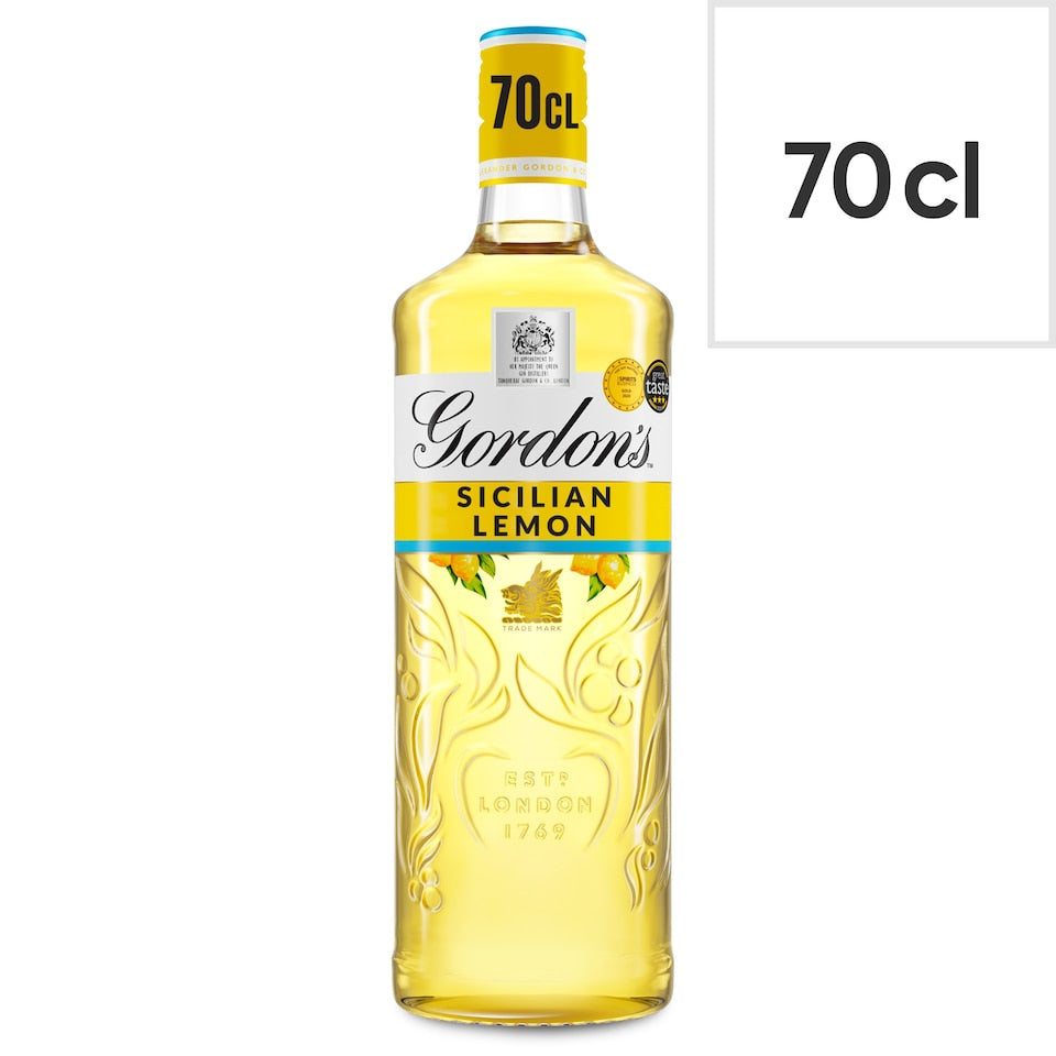 GordonS Sicilian Lemon Distilled Gin 70cl 37.5%