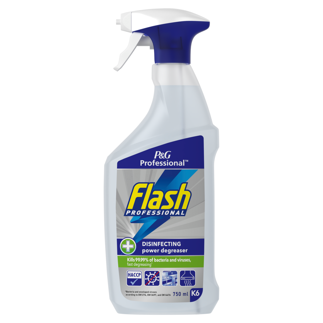 Flash Professional Disinfecting Power Degreaser Cleaning Spray 750 ml