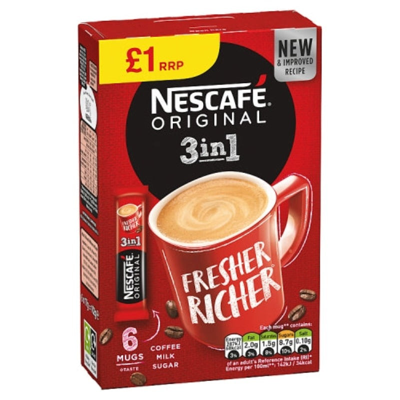 Nescafe Smooth 3 in 1 6pack PMP1.00