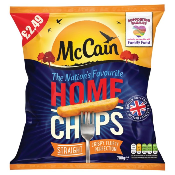 McCain Straight Cut Home Chips 700g