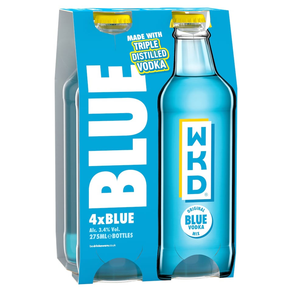 WKD Blue 4 x 275ml 3.4%