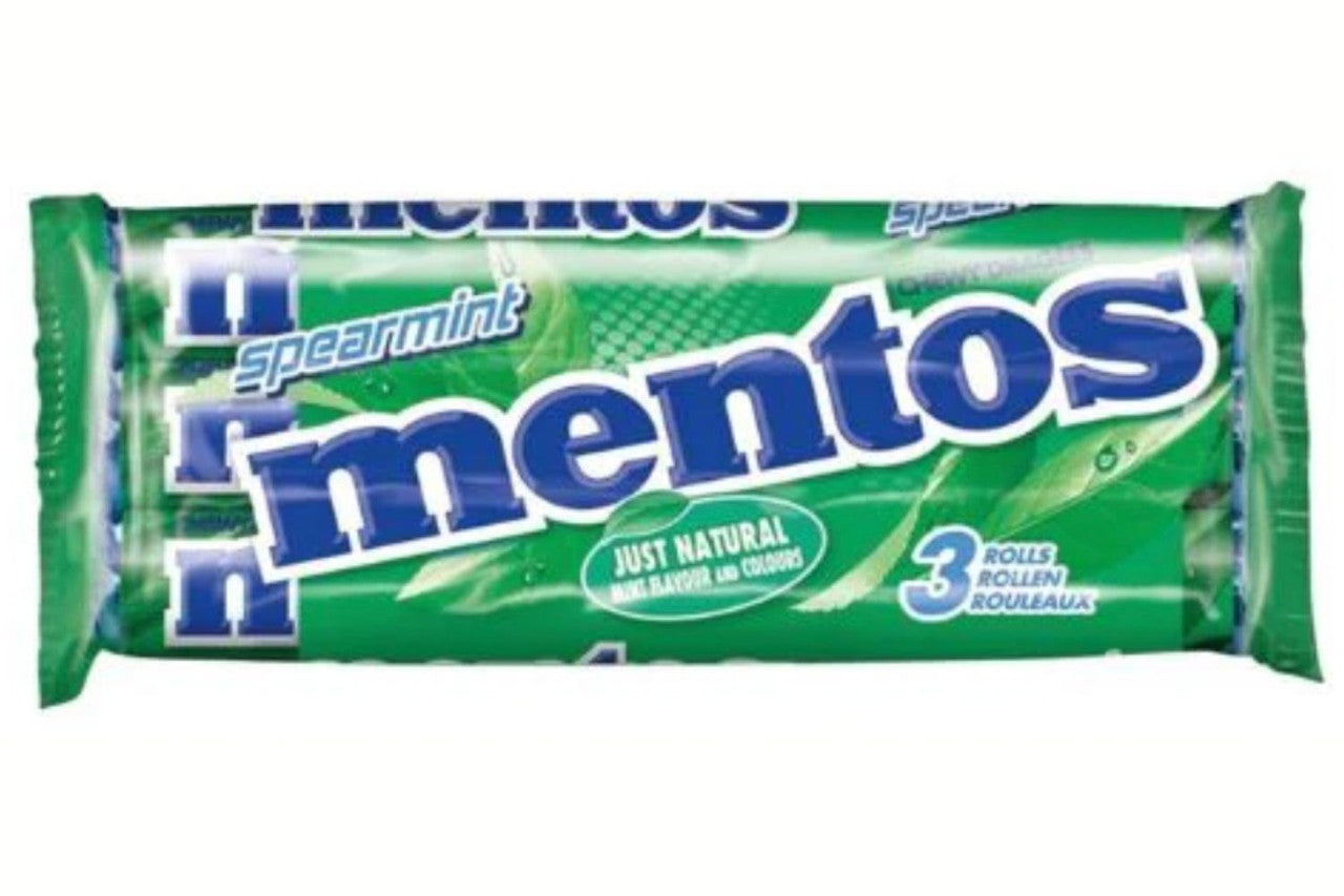 Mentos Spearmint 3 roll 114g