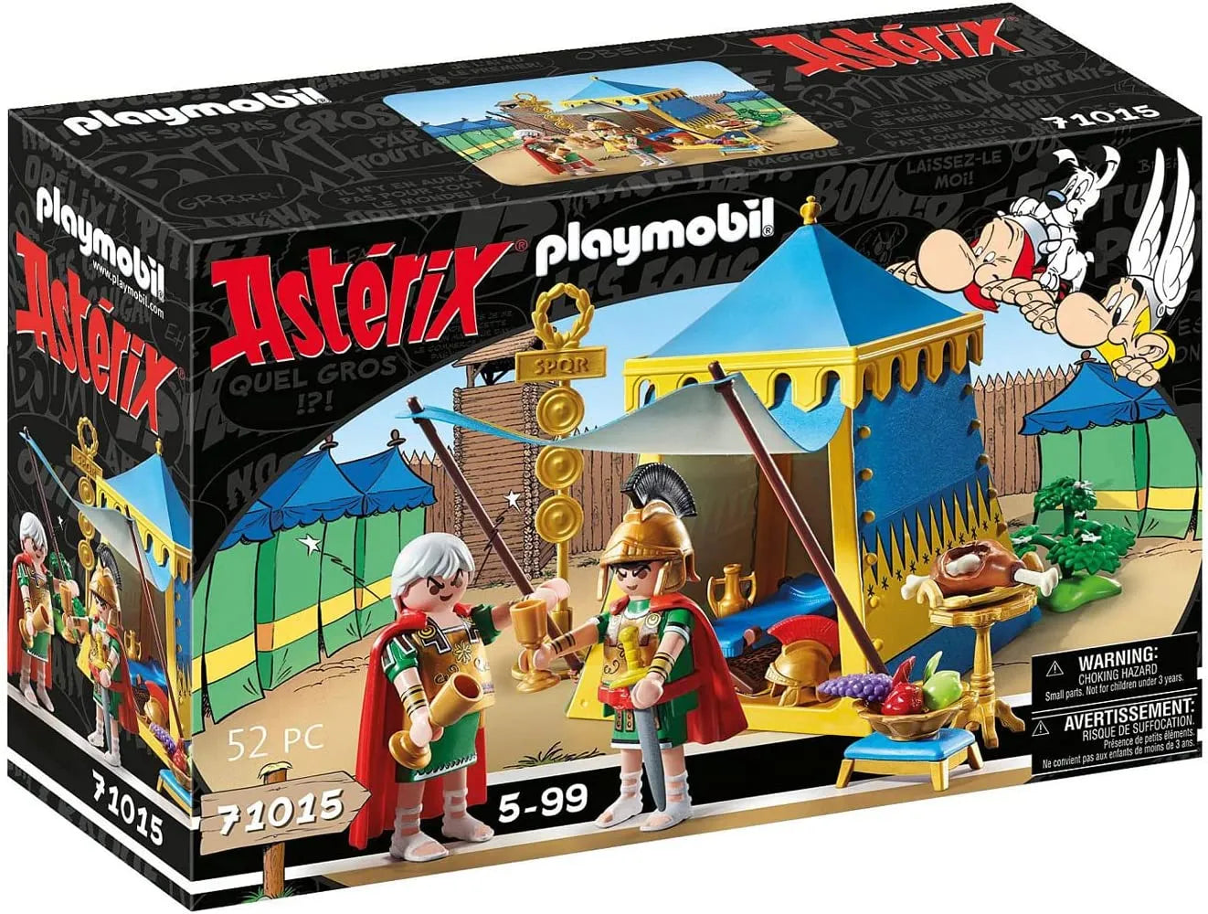 71015 Playmobil Asterix (leaders tent & generals)