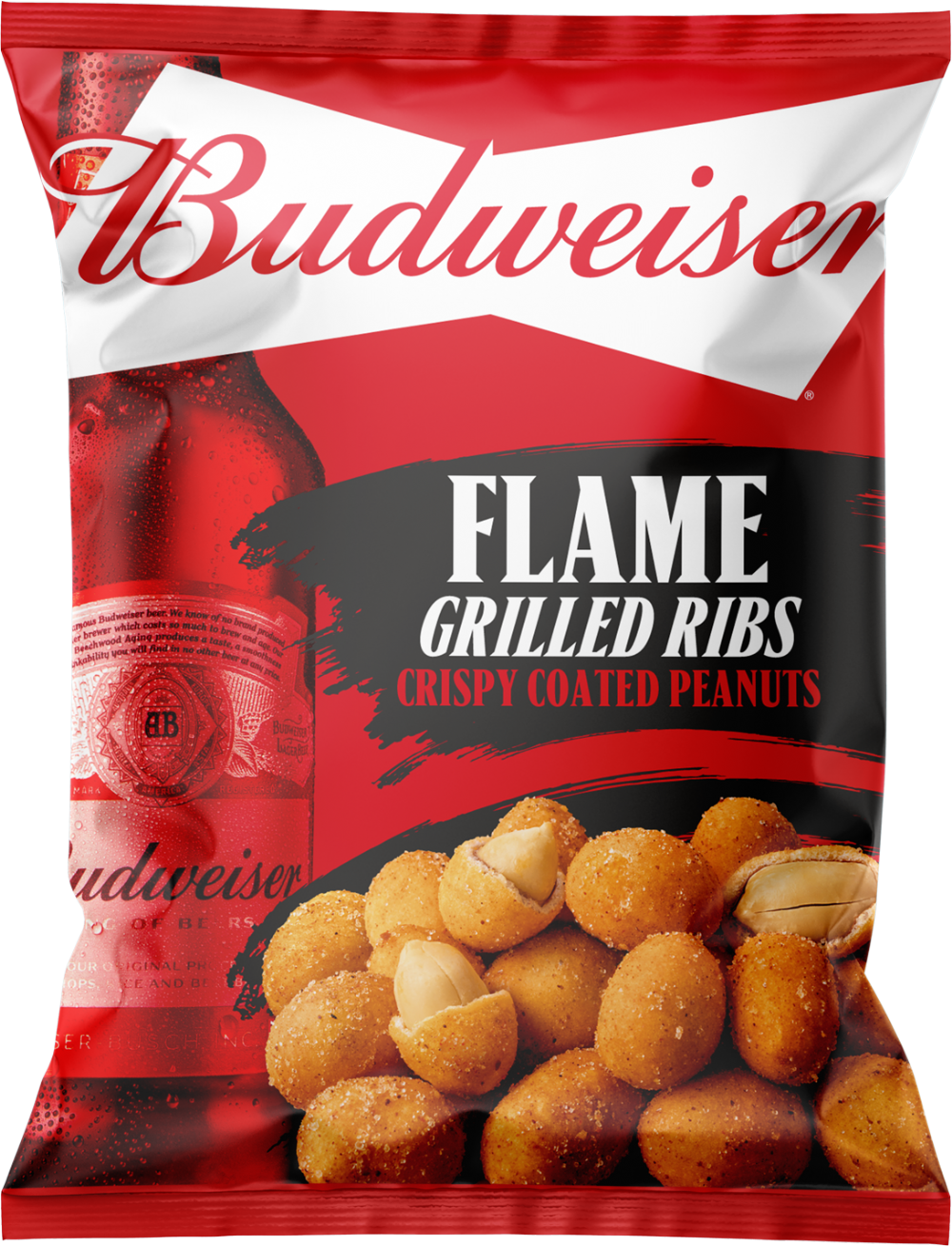 Budweiser Flame Grilled Ribs Coated Peanuts 150g