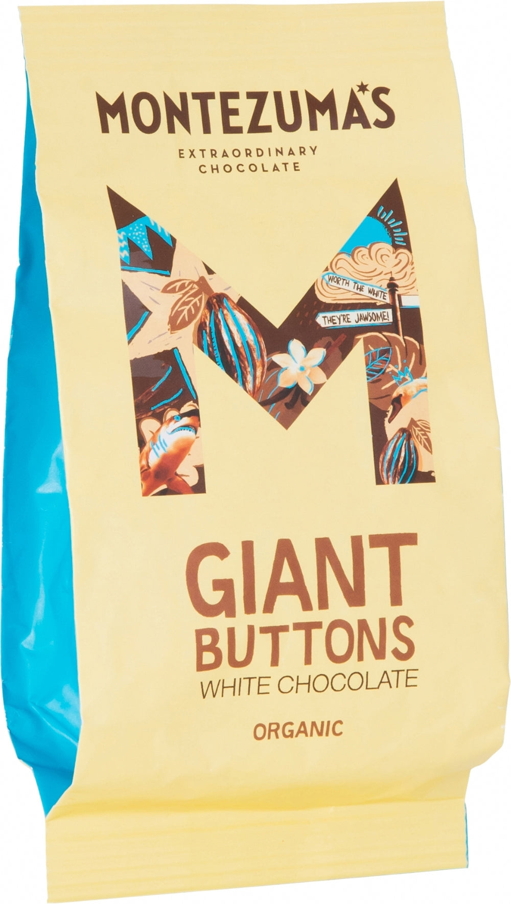 Montezumas White Chocolate Giant Buttons 180g