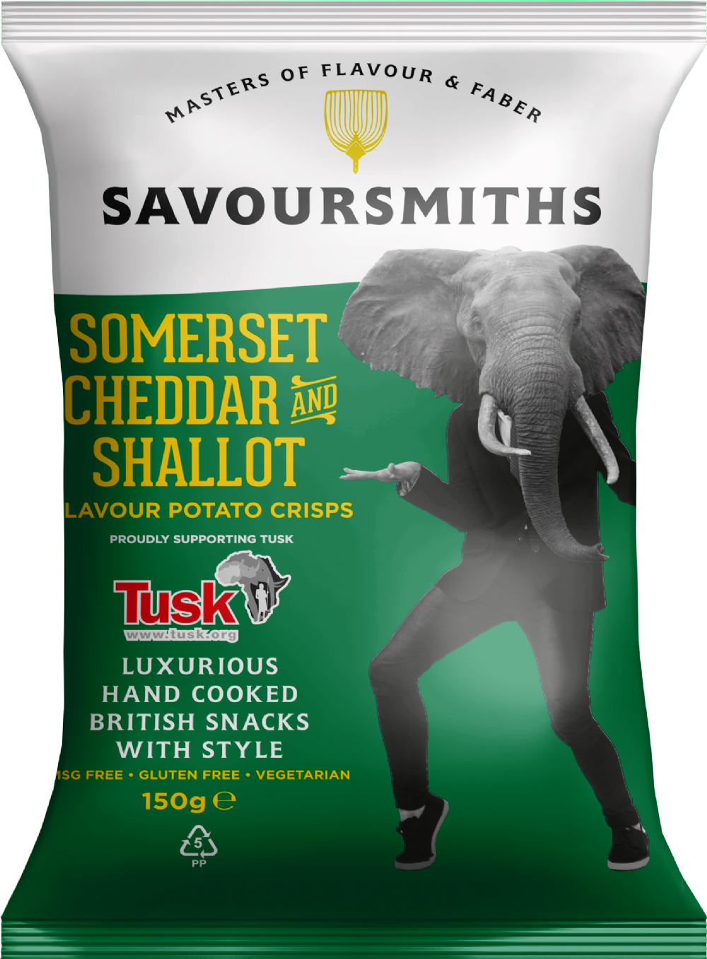 Savoursmiths Somerset Cheddar & Shallot Crisps 150g