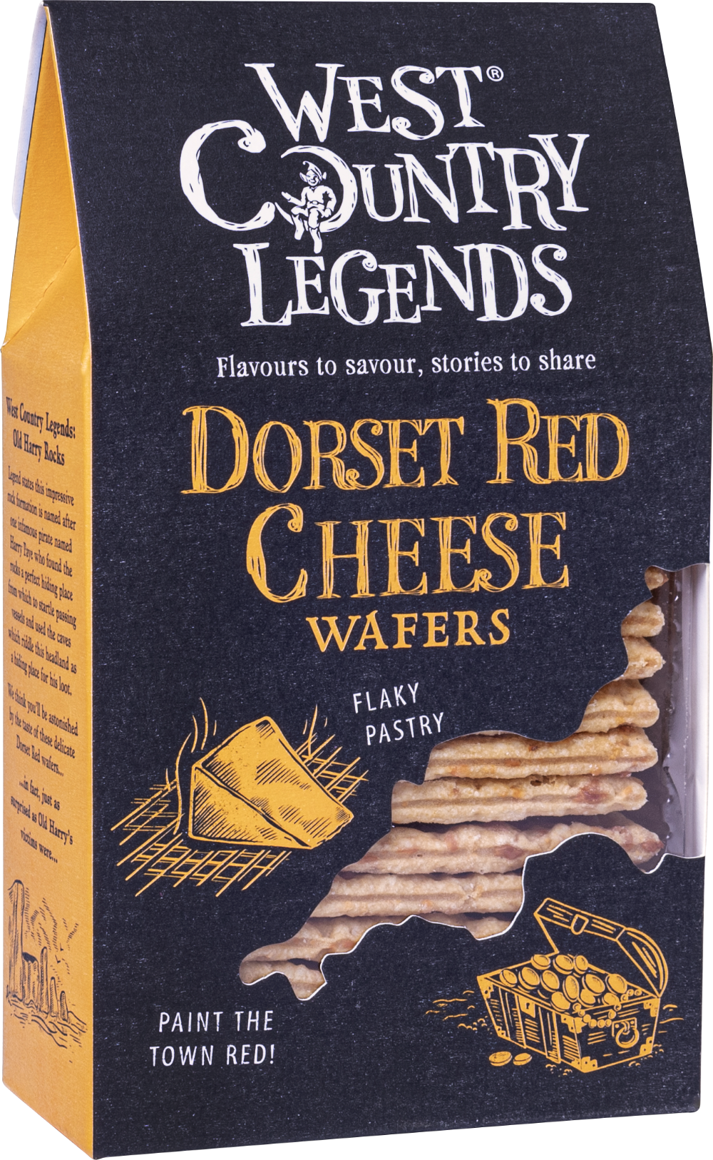 West Country Legends Dorset Red Cheese Wafers 80g