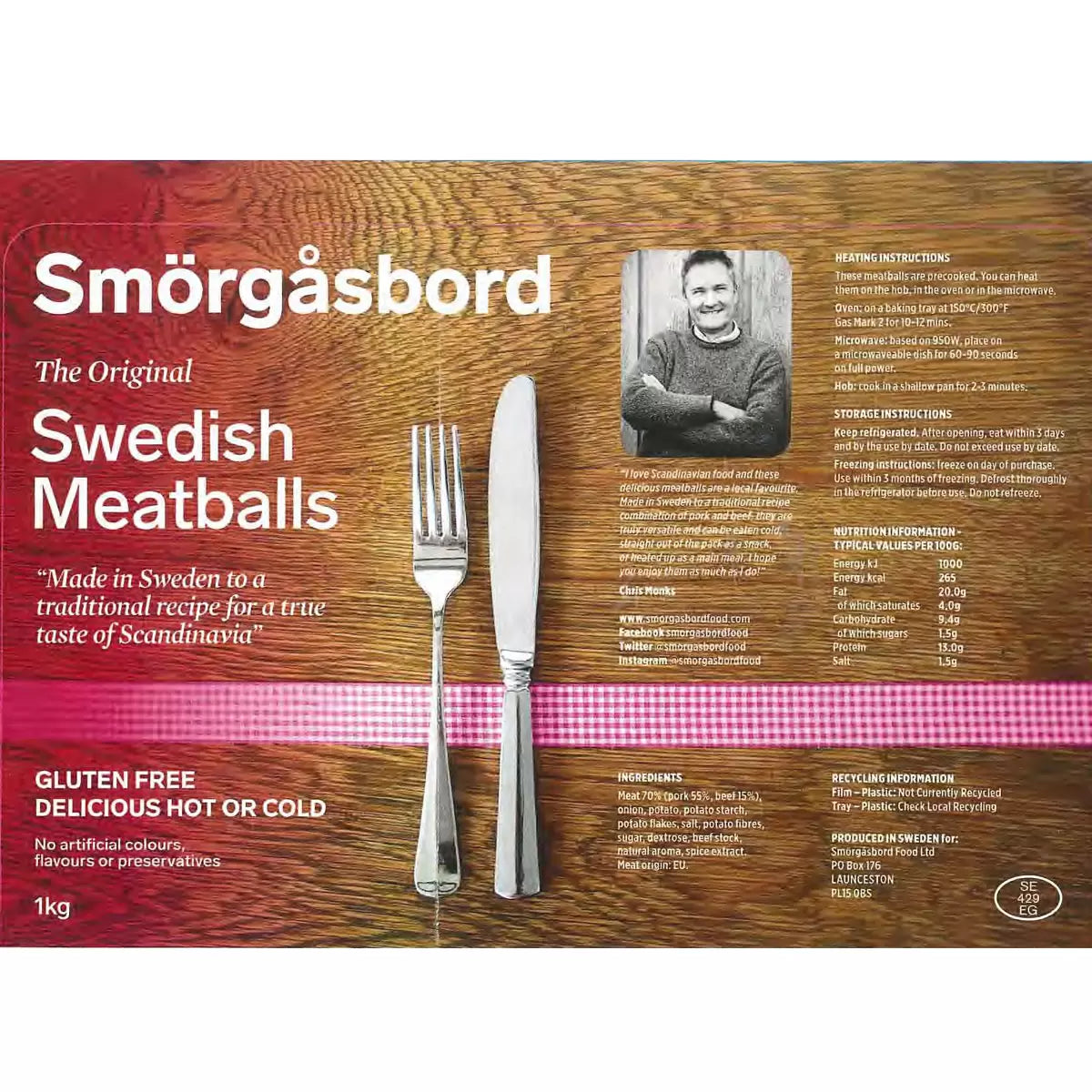 CC Smorgasbord Swedish Meatballs 1kg