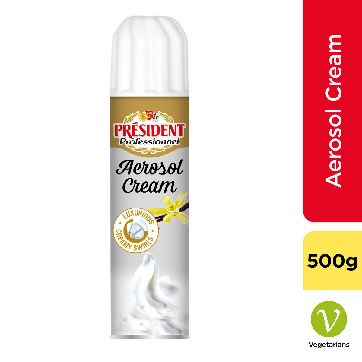 Costco President Spray Cream with Vanilla 500g