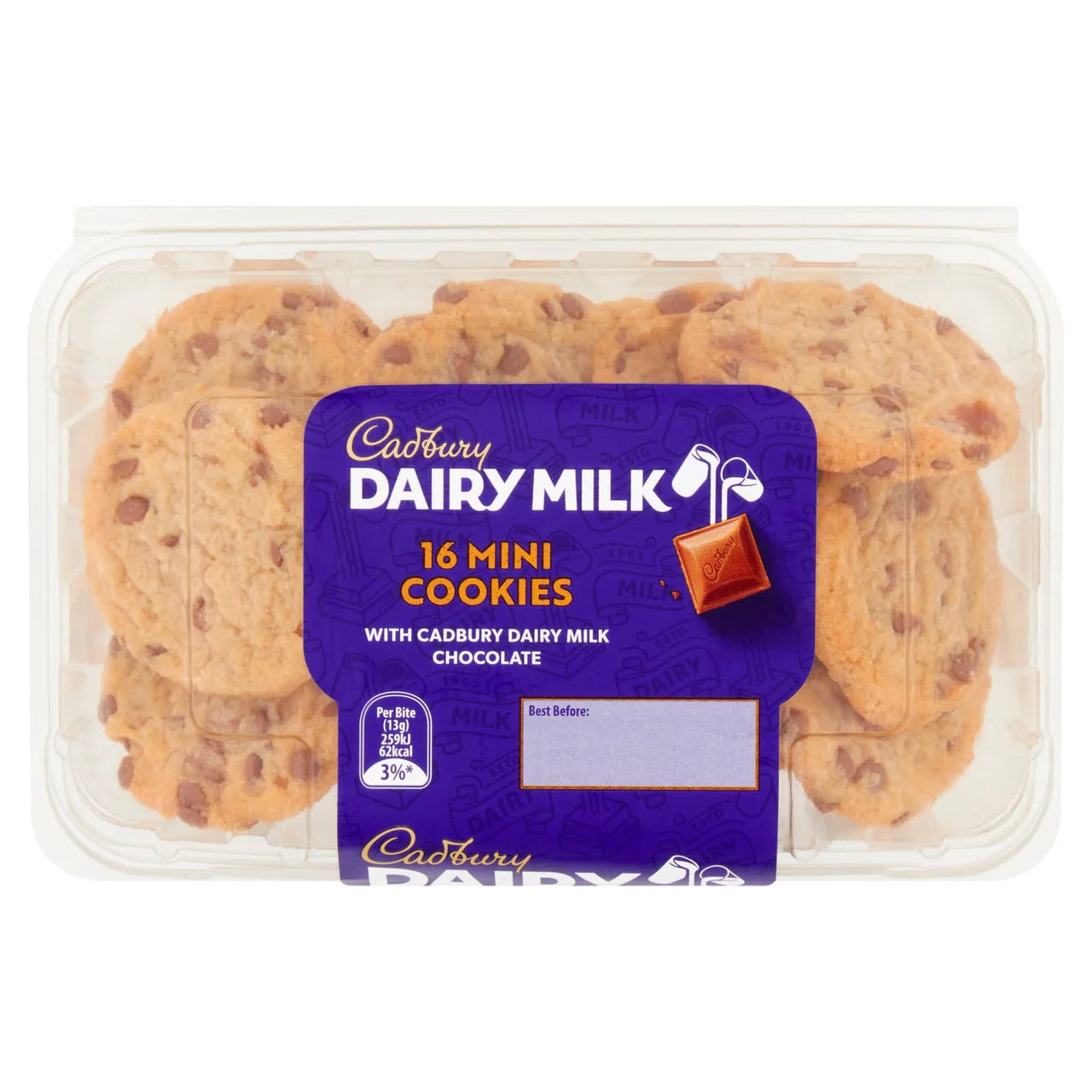 Cadbury Dairy Milk Baked Mini Cookies 196g