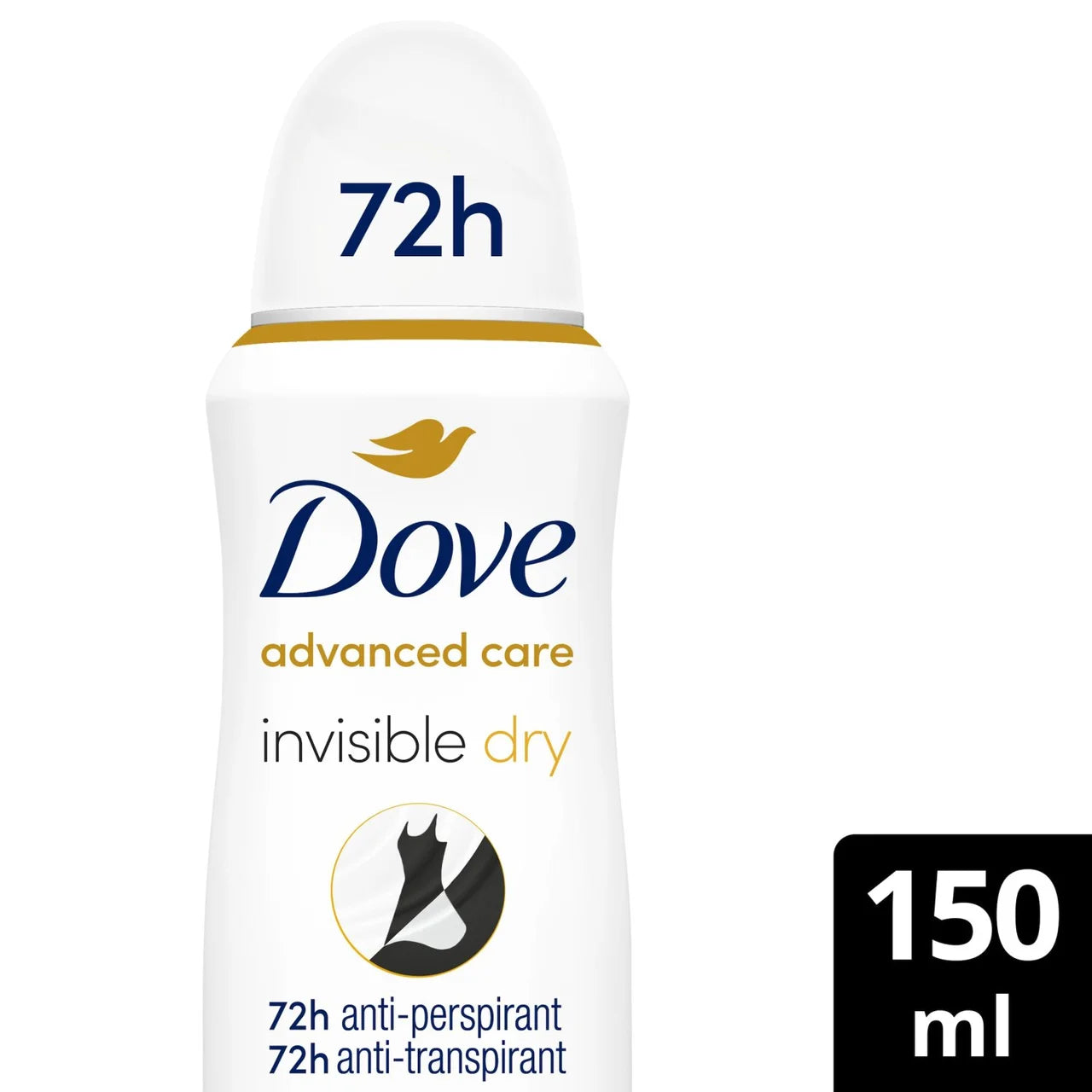 Dove For Women Anti Perspirant Invisible Dry 150ml