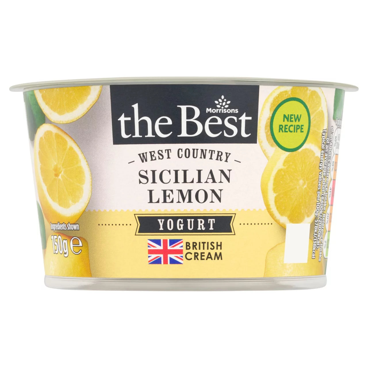 Morrisons The Best Sicilian Lemon Yoghurt 150g