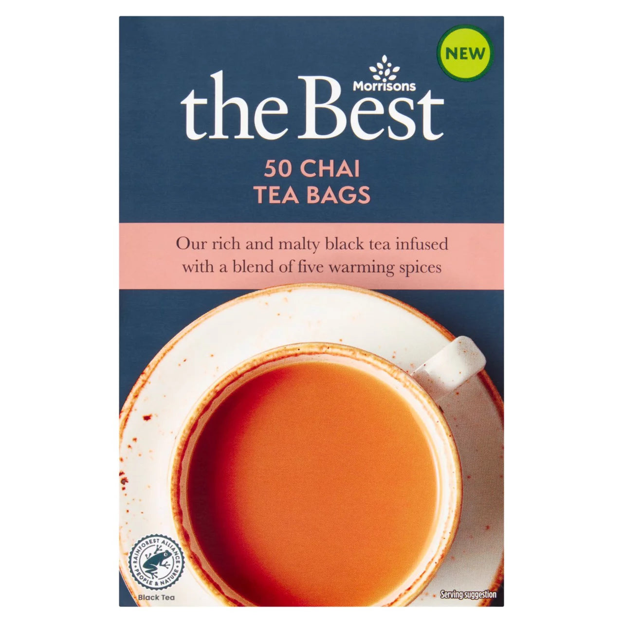 Morrisons 50 The Best Chai Tea Bags 100g