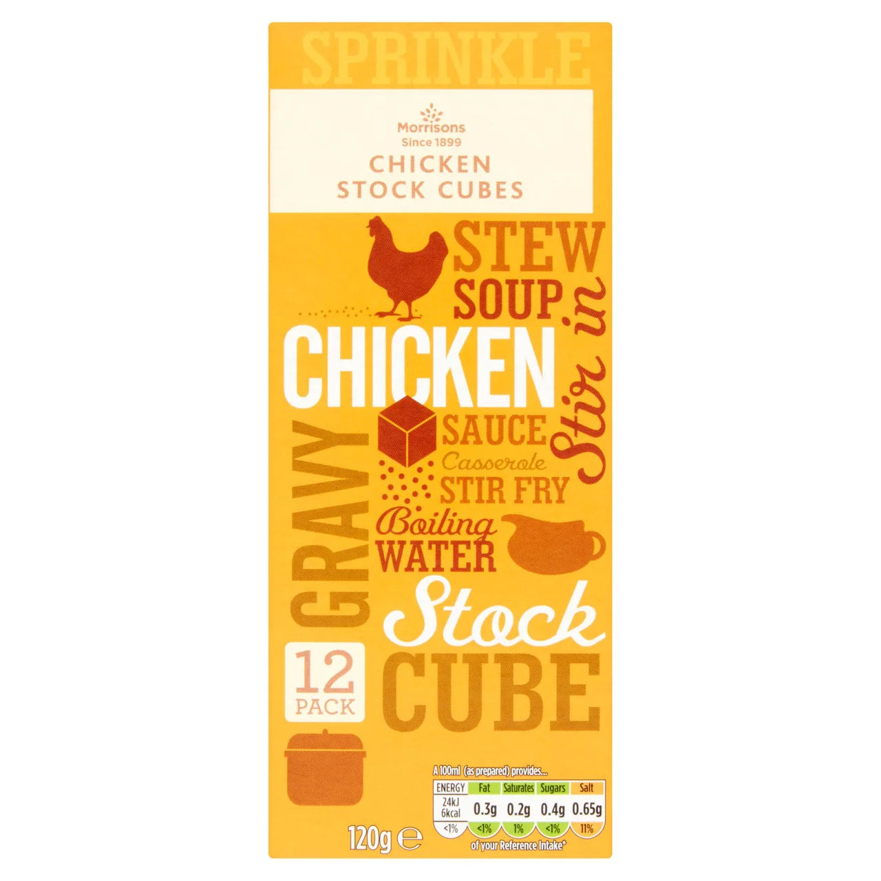 Morrisons Chicken Stock Cubes 120g