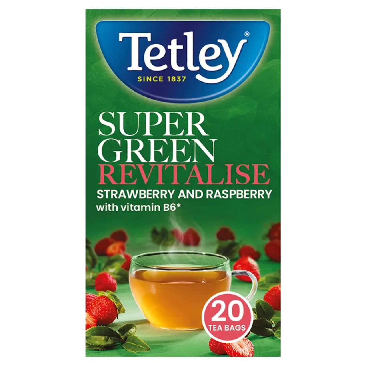 Tetley Super Green Vitamin B Berry Tea 20pk 40g