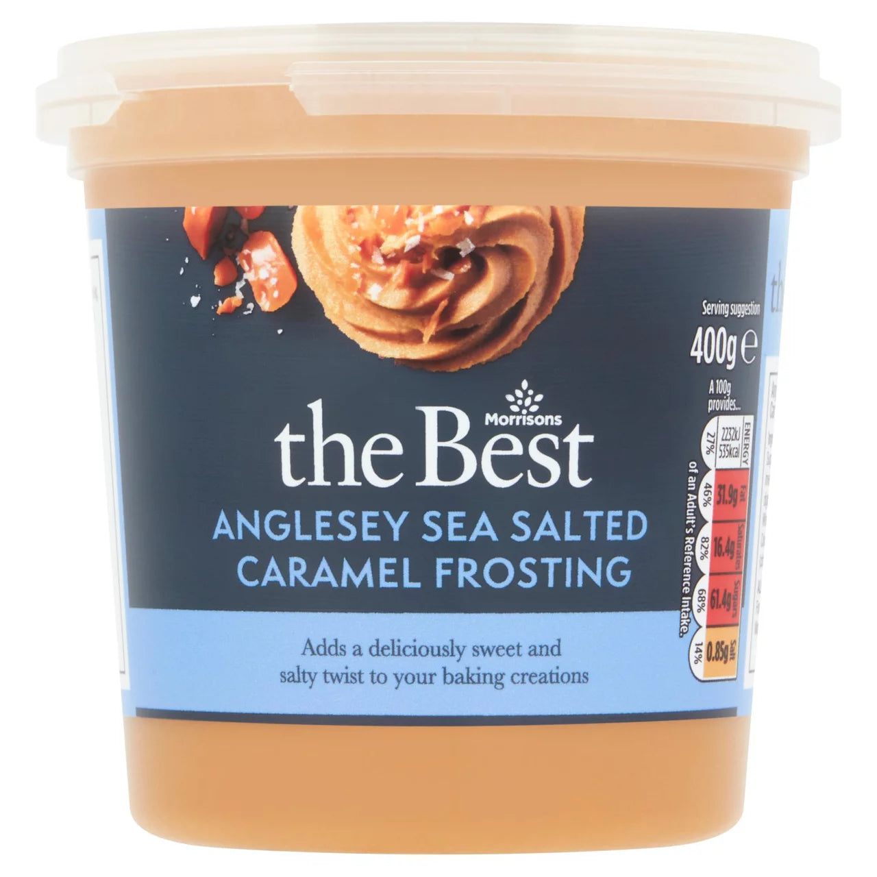 Morrisons The Best Anglesey Sea Salt & Caramel Frosting 400g