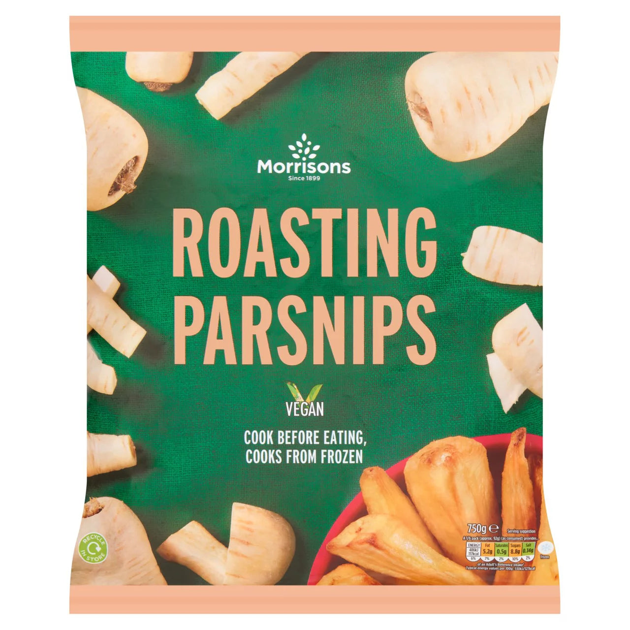 Morrisons Roasting Parsnips 750g
