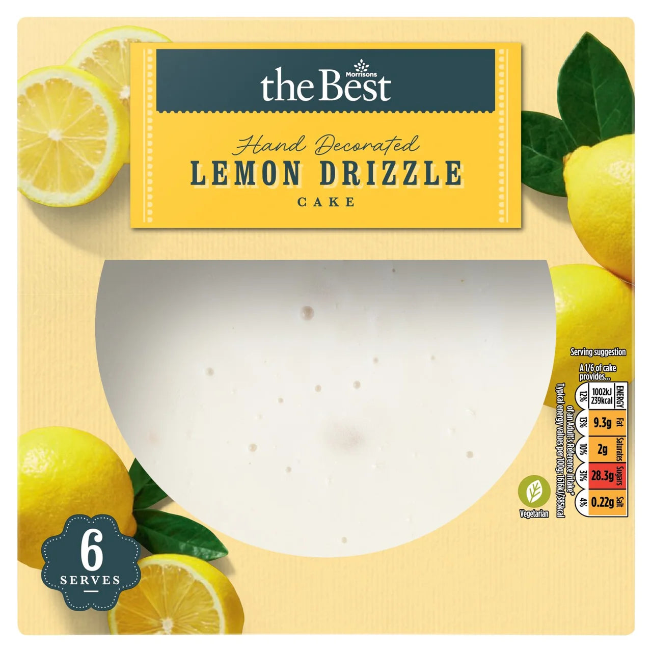 Morrisons The Best Lemon Drizzle Cake 409g
