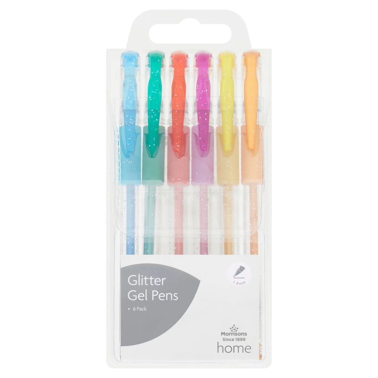 Morrisons Glitter Gel Pens 6pk