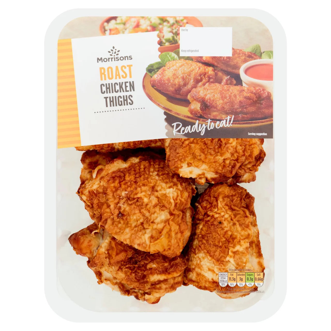 Morrisons Ready to Eat Roast Chicken Thighs 450g