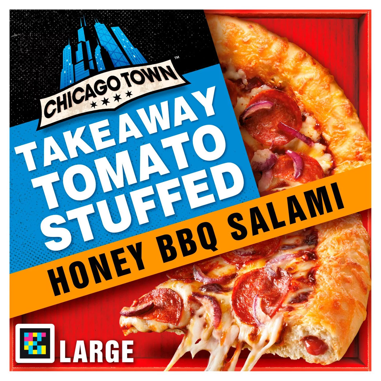Chicago Town Tomato Stuffed Crust Honey BBQ Salami 635g