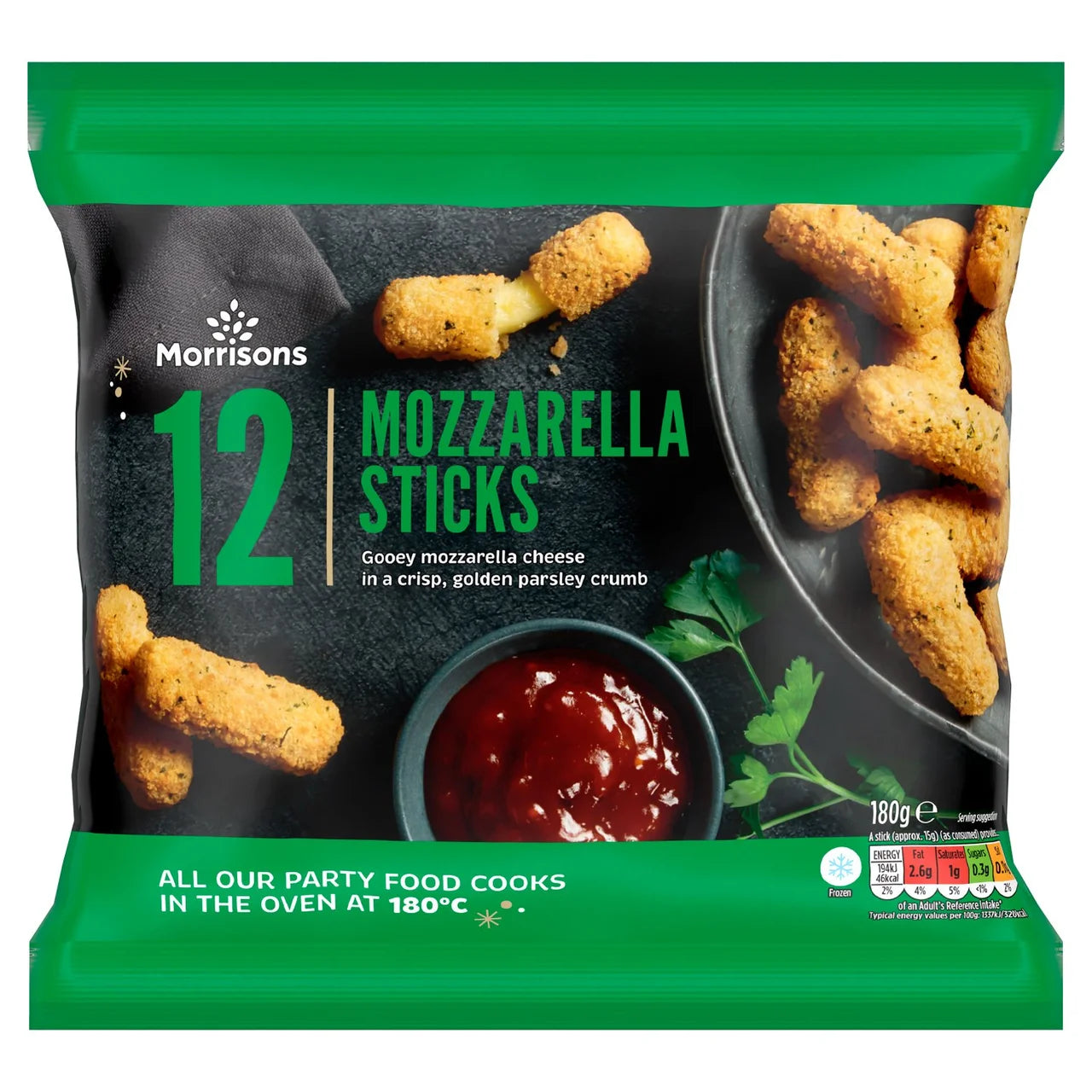 Morrisons 12 Mozzarella Sticks 180g
