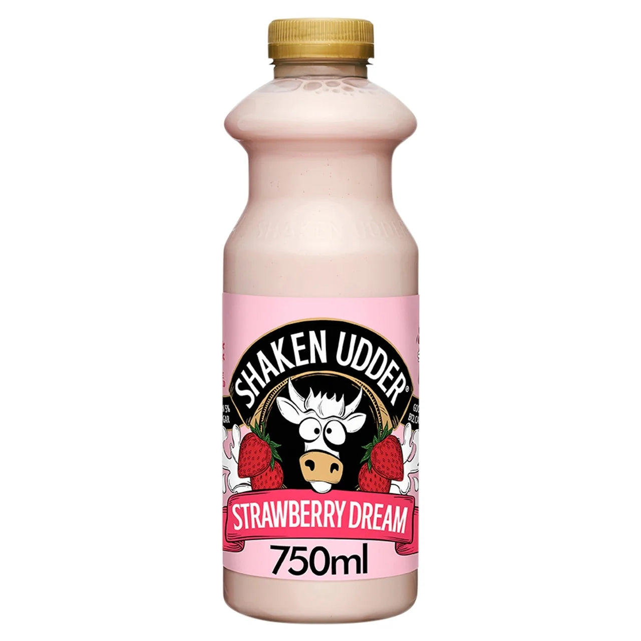 Shaken Udder Strawberries & Clotted Cream Milkshake 750ml