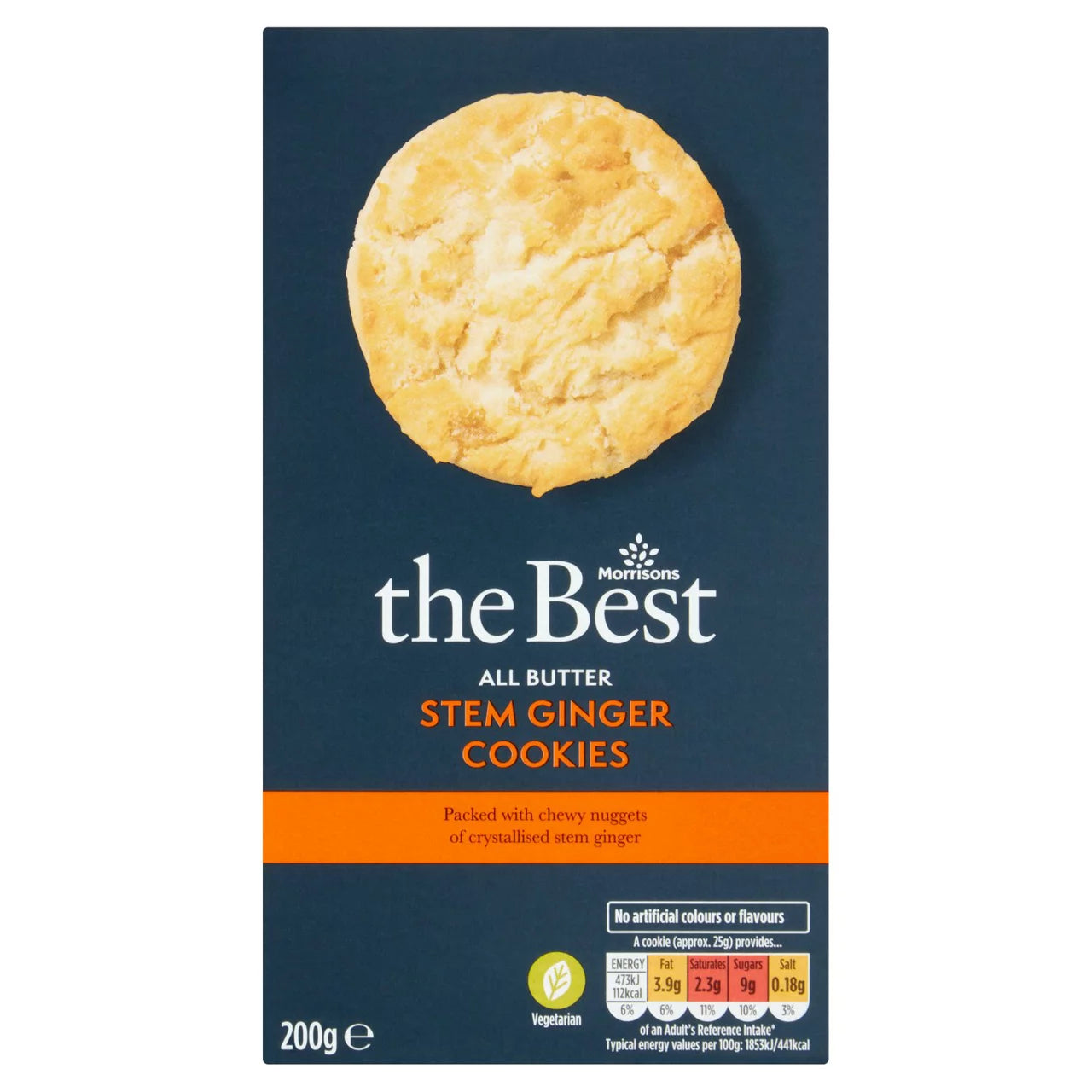 Morrisons The Best All Butter Stem Ginger Cookies 200g