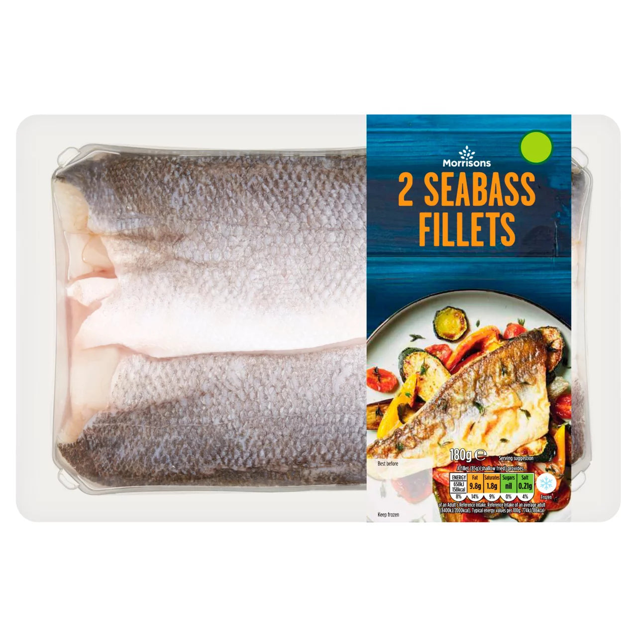 Morrisons Seabass Fillets 180g