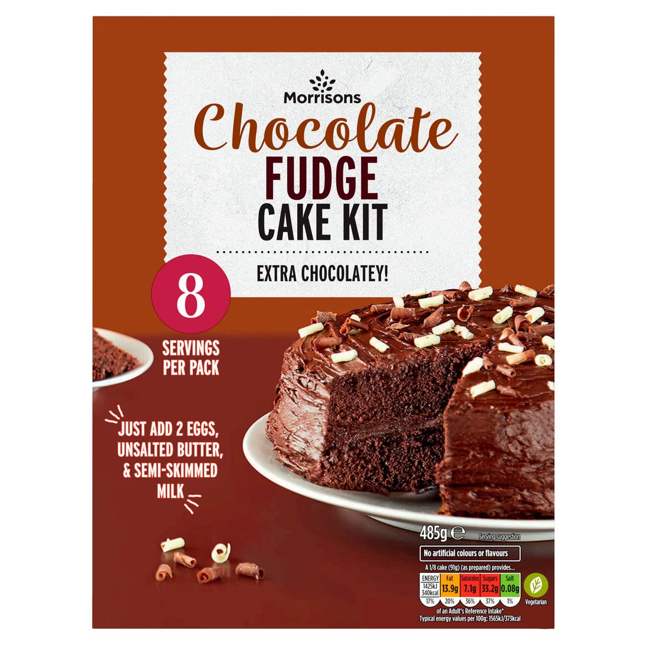 Morrisons Chocolate Fudge Cake Mix 507g