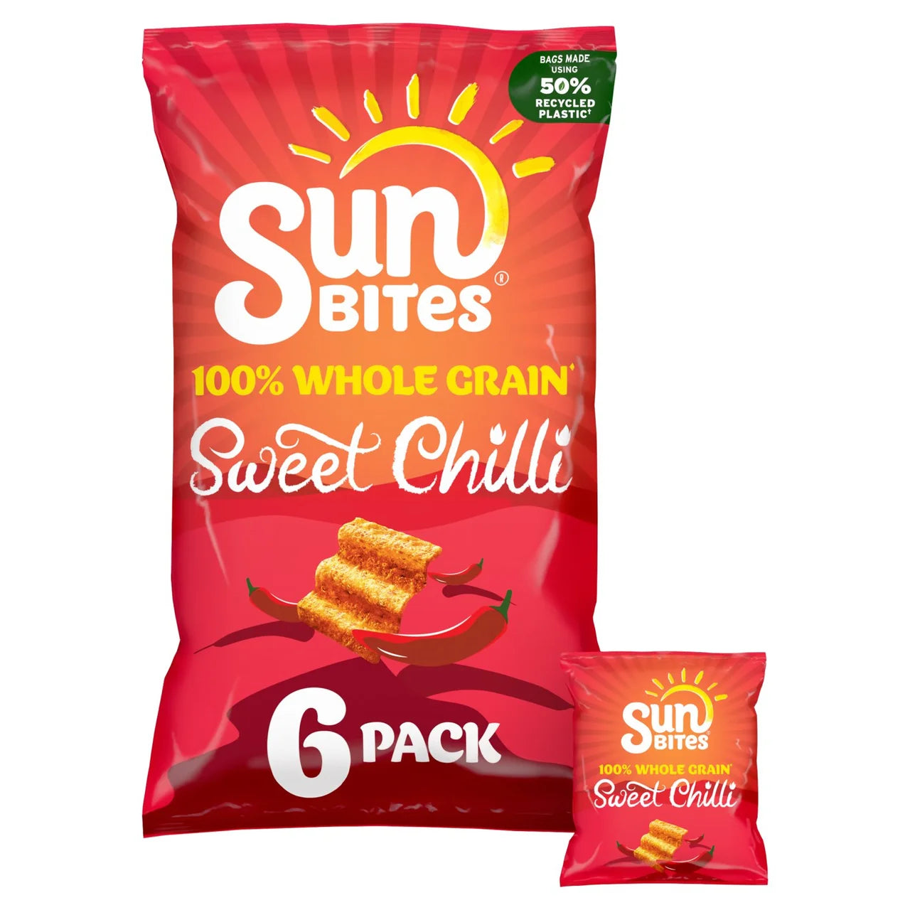 Walkers Sunbites Sweet Chilli 6 x 25g