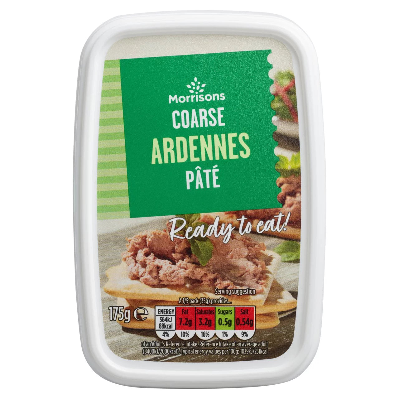 Morrisons Ardennes Pate Tub 175g