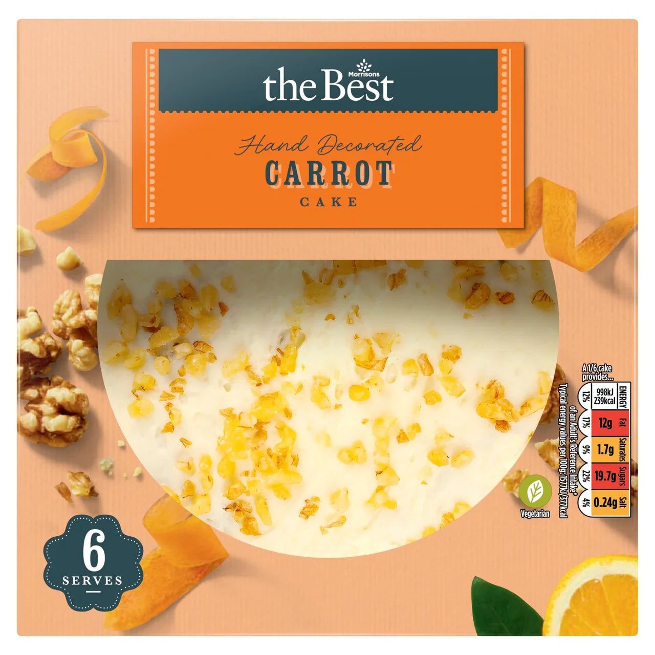 Morrisons The Best Carrot Cake 415g