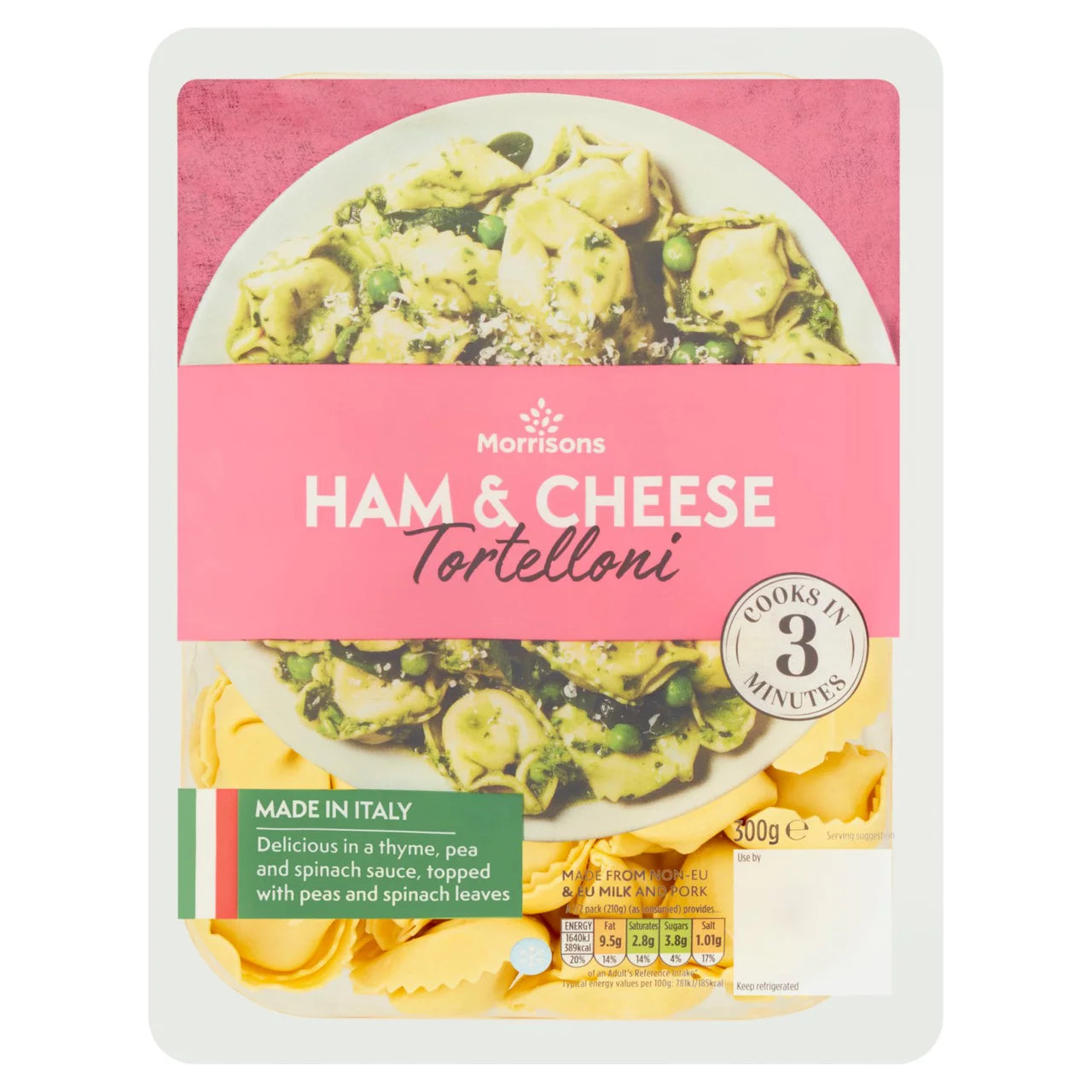 Morrisons Kitchen Ham Cheese Tortelloni 300g
