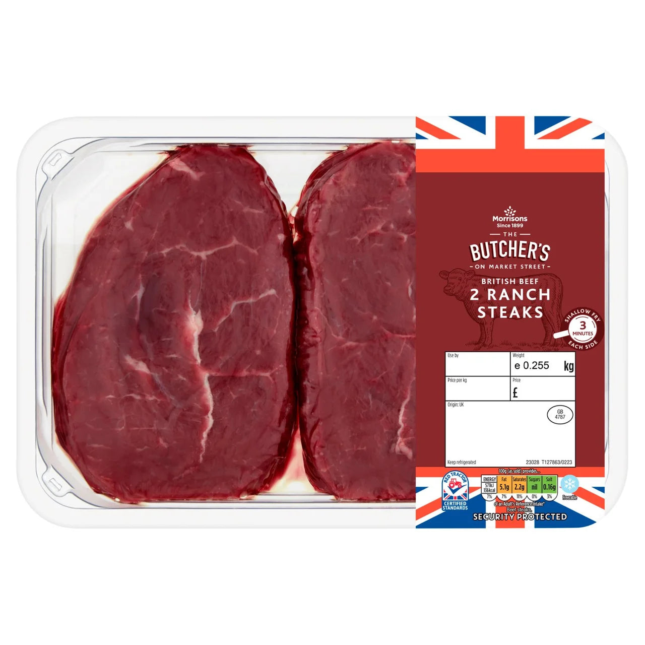 Morrisons Market Street Ranch Steaks 255g