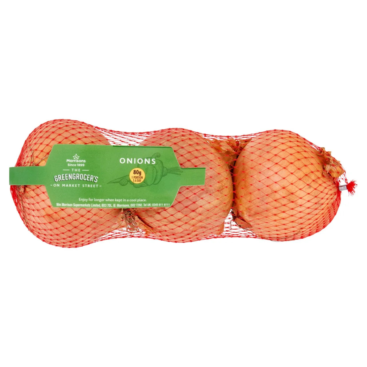Morrisons Onions 3pk