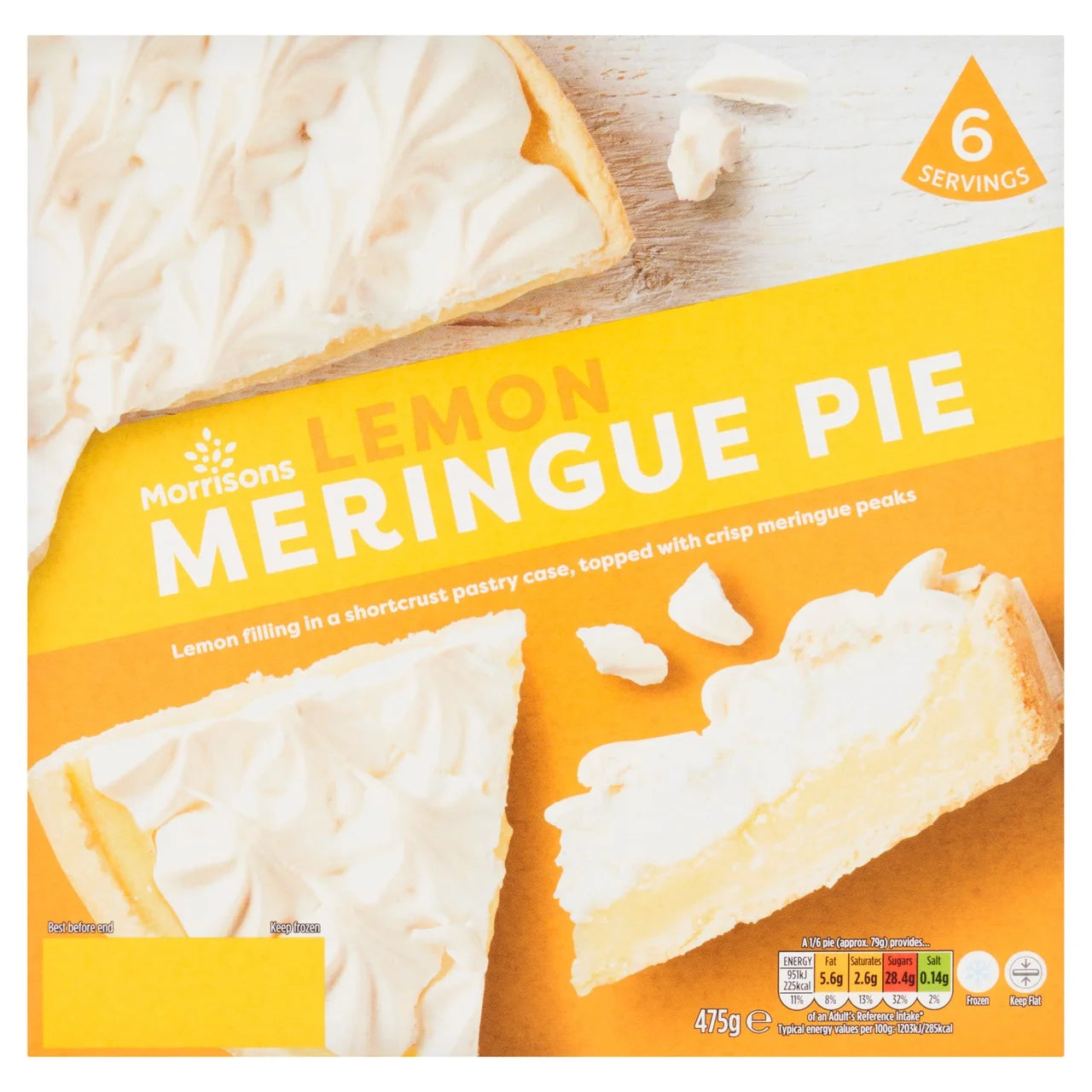 Morrisons Lemon Meringue Pie 475g