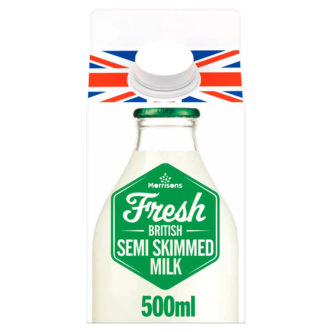 Morrisons Fresh Semi Skimmed Milk 500ml