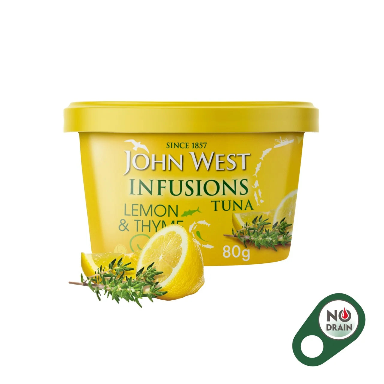 John West Tuna Infusions Lemon & Thyme 80g