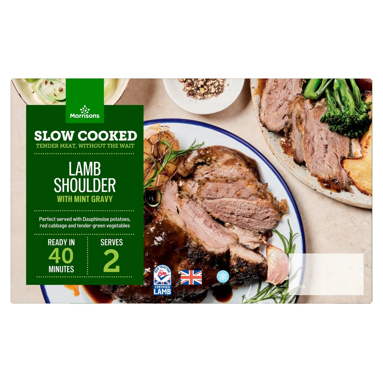 Morrisons Lamb Shoulder with Mint & Balsamic Glaze 360g