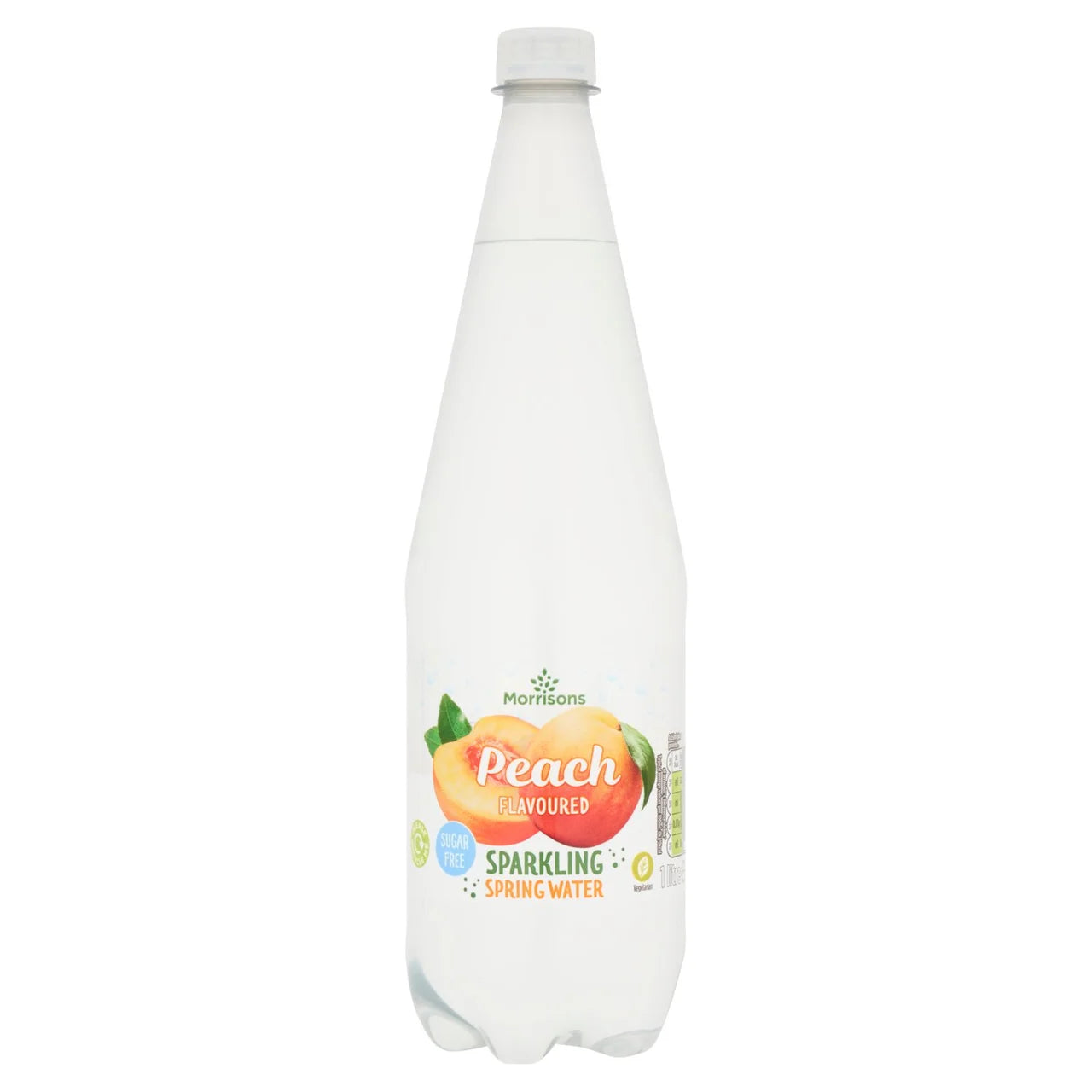 Morrisons Sparkling Peach Spring Water 1L