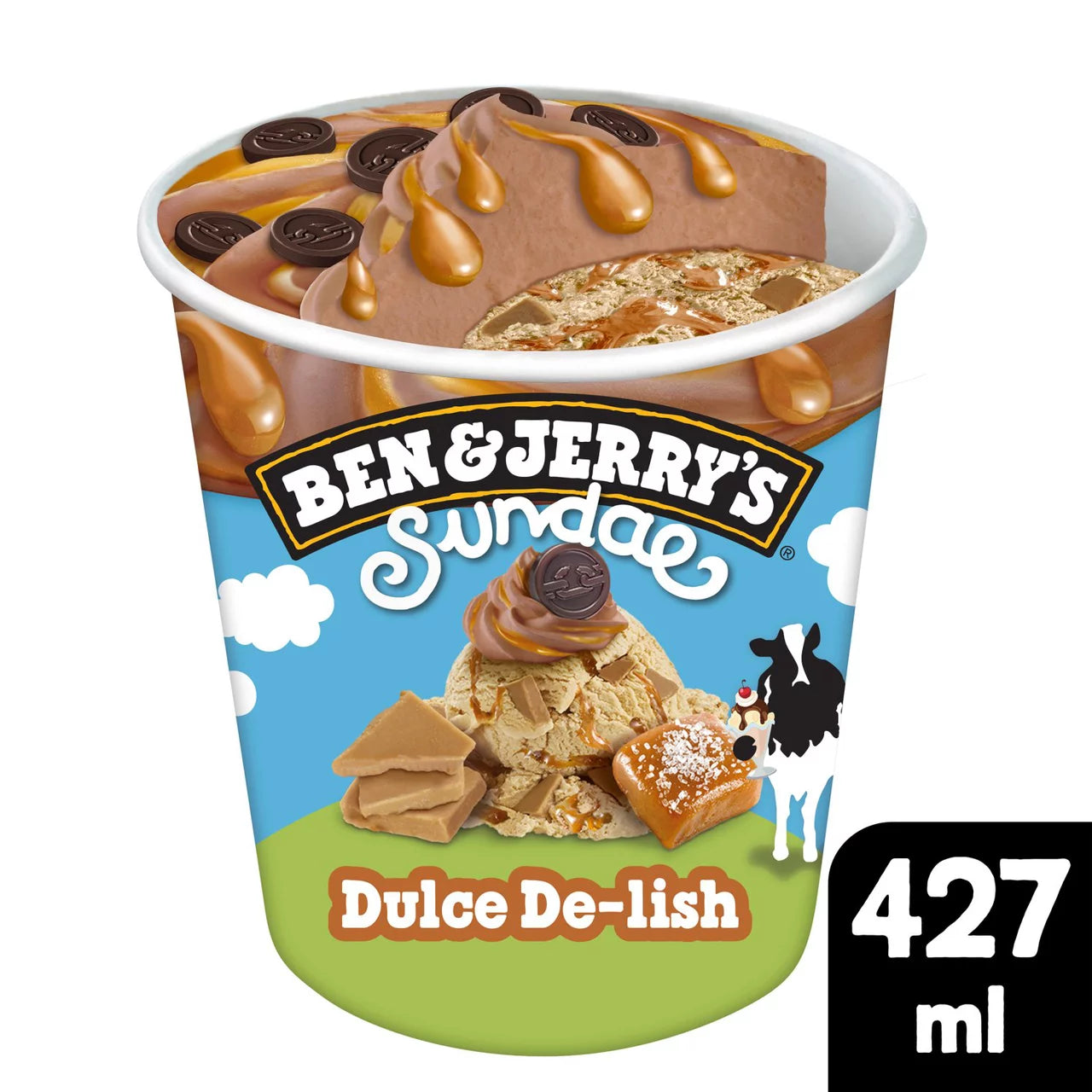 Ben & Jerrys Sundae Dulce Delish 427ml