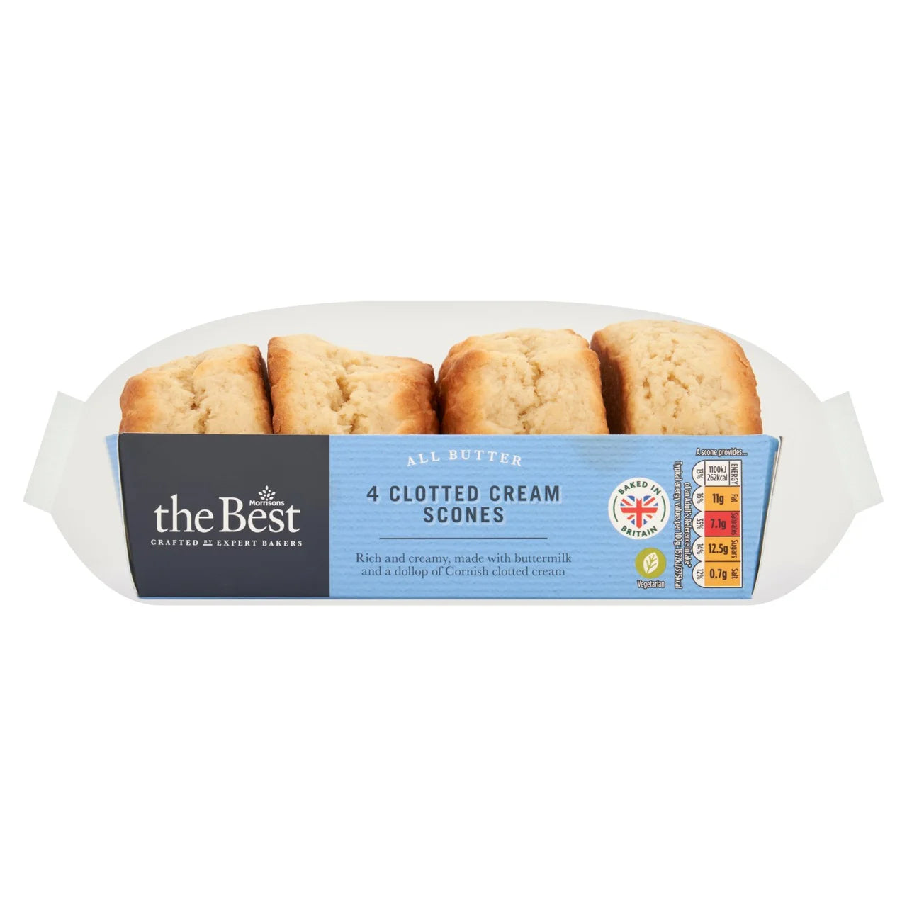 Morrisons The Best 4 All Butter Scones