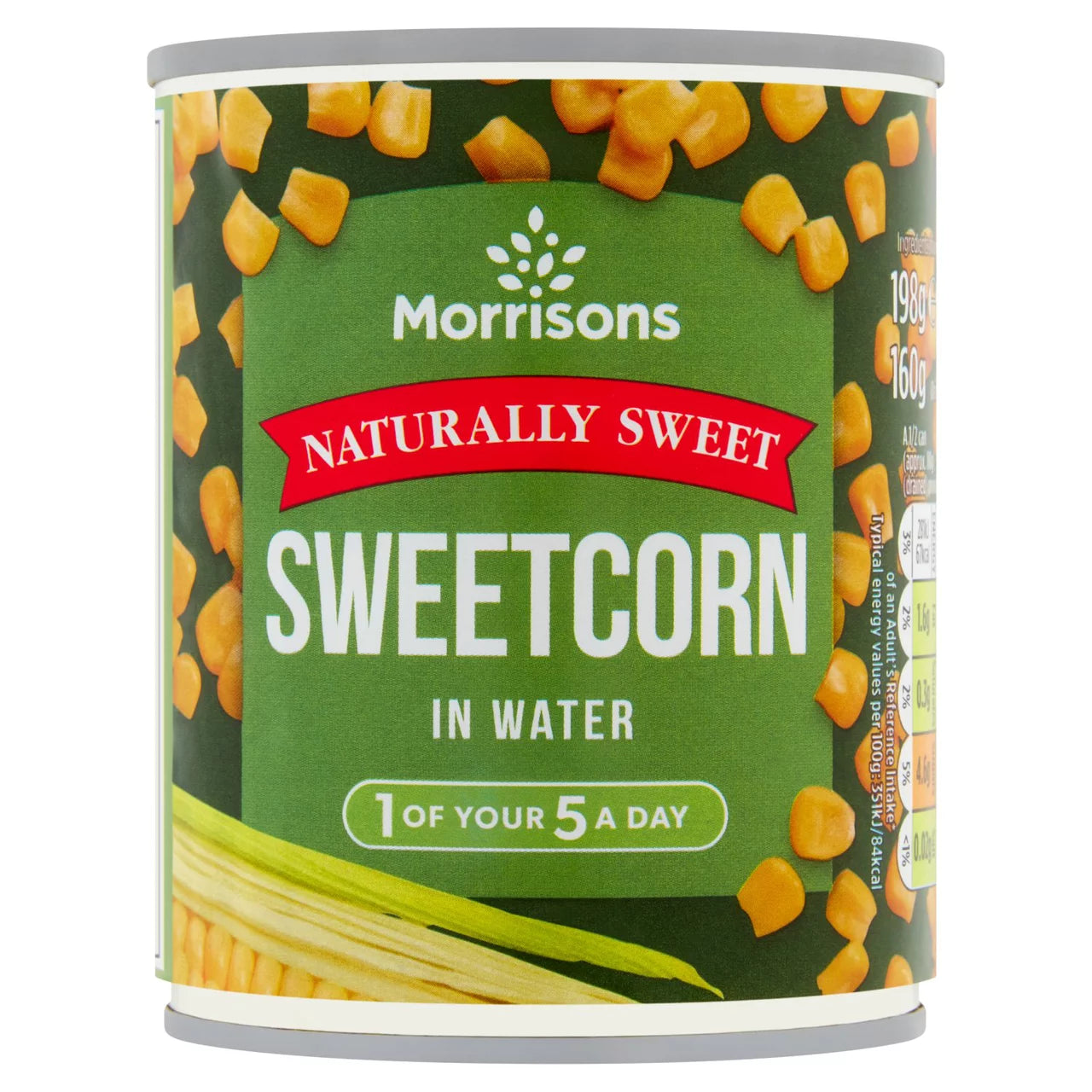 Morrisons Sweetcorn In Water 198g