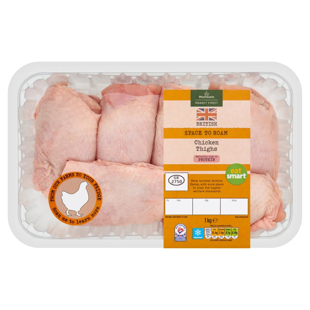 Morrisons Chicken Thighs 1kg