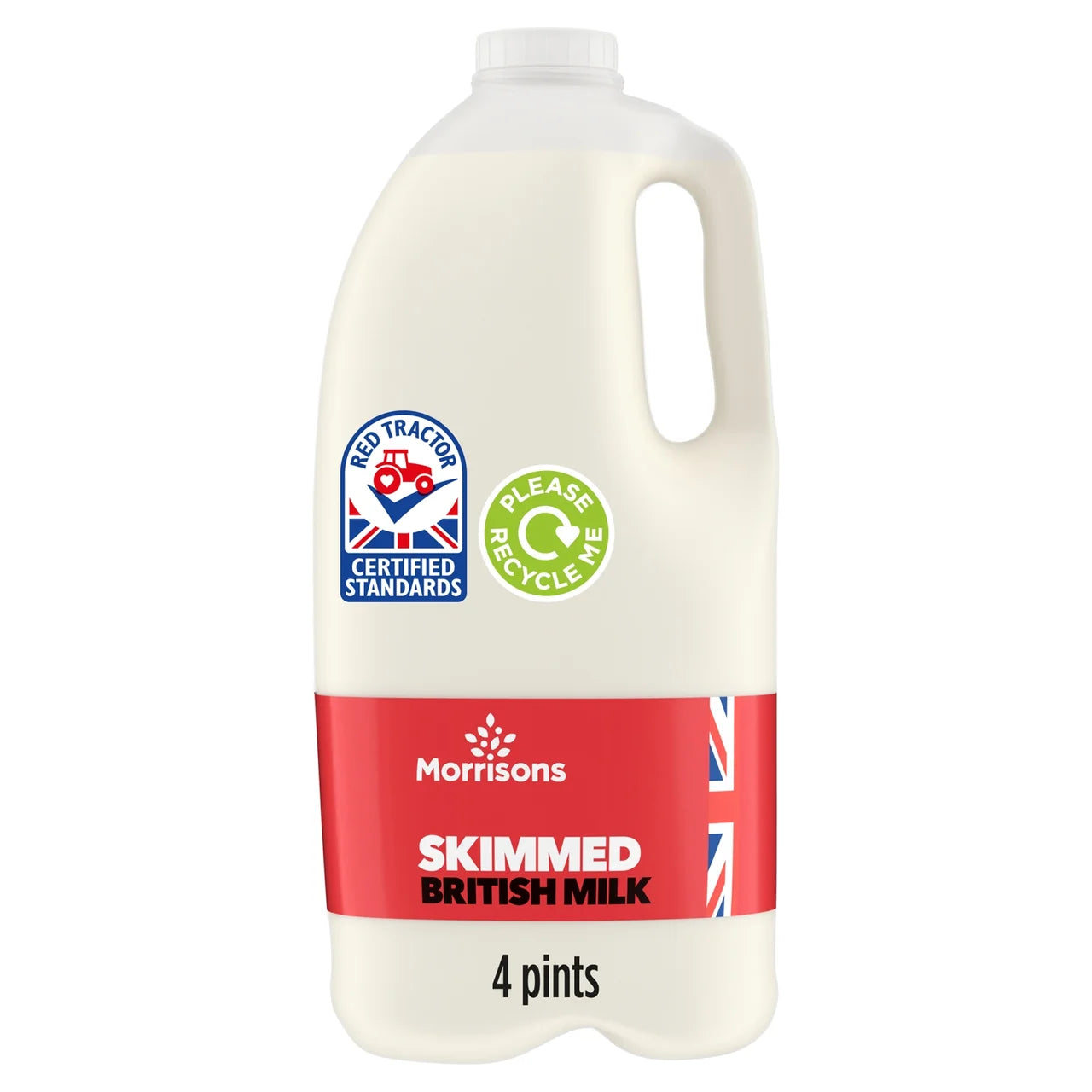 Morrisons British Skimmed Milk 4pt