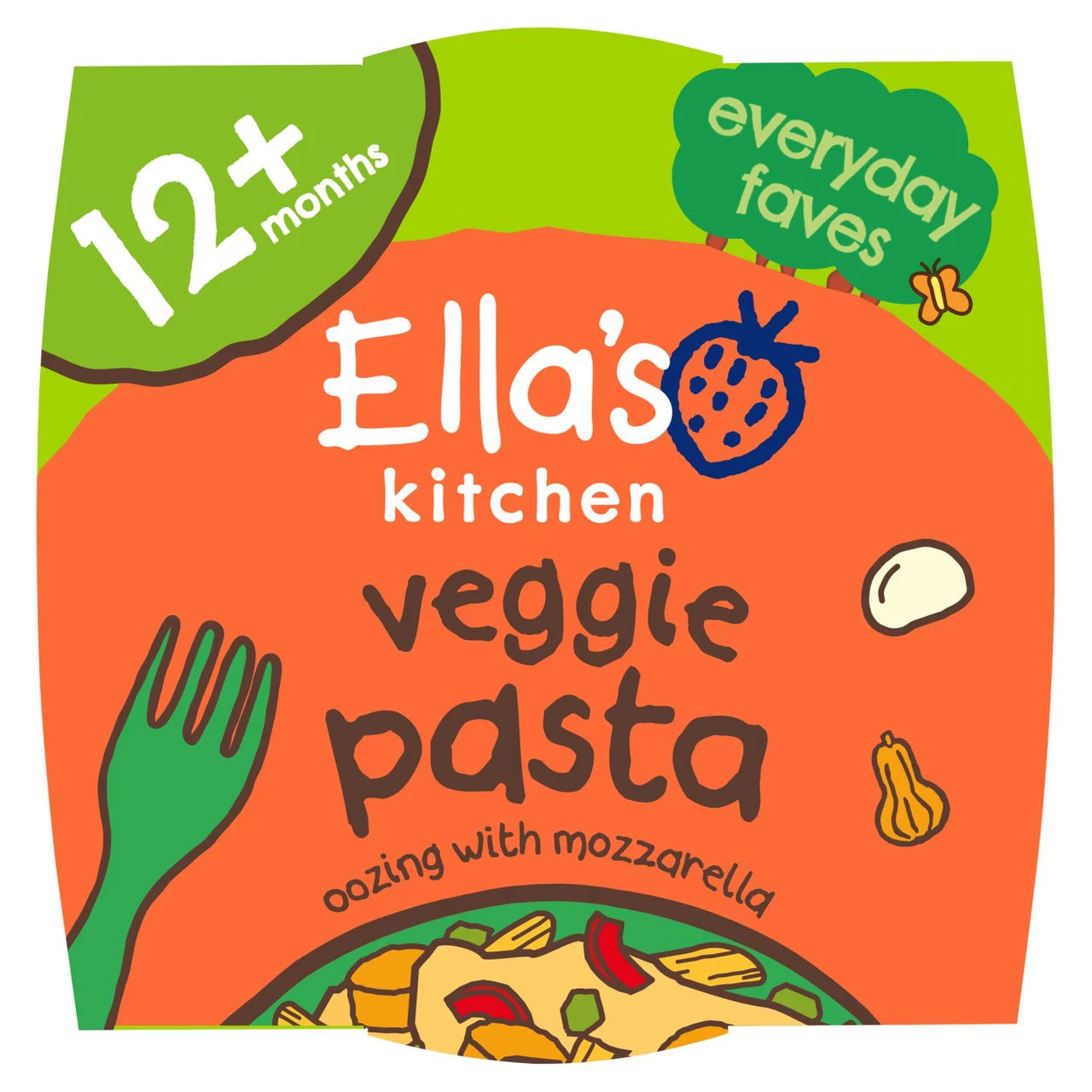 Ellas Kitchen Stage 4 Organic Cheesy Veg Pasta 200g