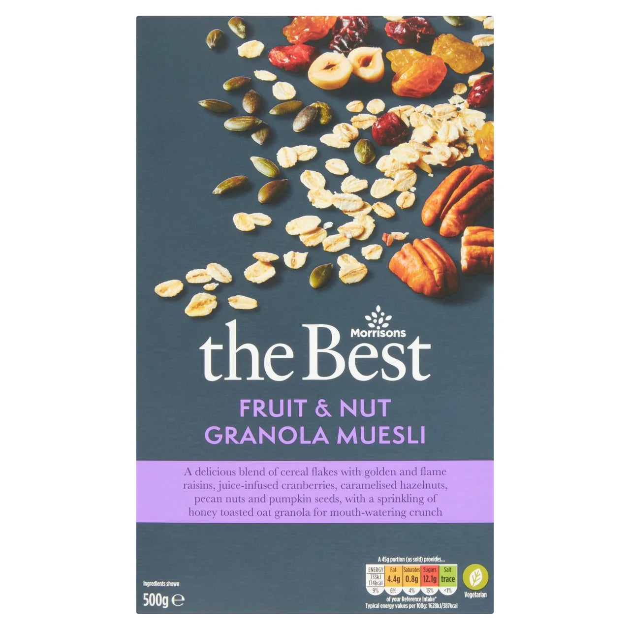 Morrisons The Best Fruit & Nut Granola Muesli 500g